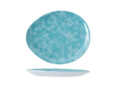 Streetfood Go Azzurro Bord 20x16.7cm Melamine