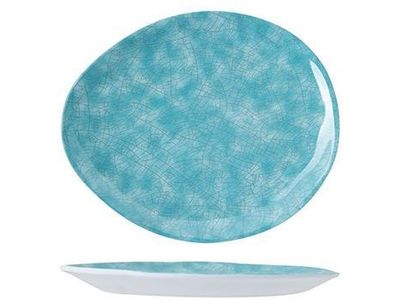 Streetfood Go Azzurro Bord 27.5x23xh2.2 Cm Melamine