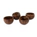 Cosy & Trendy Coconut Bowl Set4 Bruin 35-50cl Polished