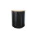 Cosy & Trendy Dakota Black Voorraadpot D11xh14cm 1l - Met Houten Deksel