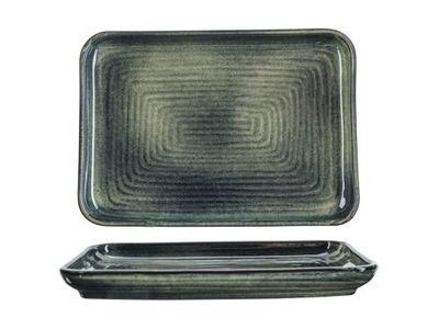 Mendoza Green-blue Bord 25,5x18xh2,7cm 