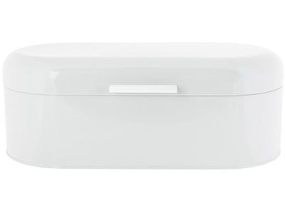 Broodtrommel Wit 43.5x21xh16cm Metal Coating