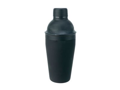 Shaker Zwart 0,55l D8,5xh21cm Roestvrij Staal