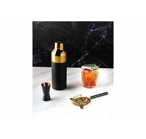 Set Cocktail Shaker 550ml+doseur Cockt 1 5-30 Ml+tamis  Cosy & Trendy