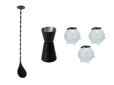Cocktailset Set5 Ijsballenmakers Mengle Pel Barmaatje