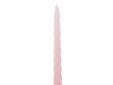 Gedraaide Kaars Set4 Roze D2.2xh23cm 