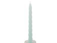 Gedraaidekaars Set4 Muntgroen D2.2xh23cm 