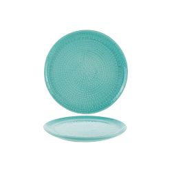 Portugal Turquoise Plat Bord D28cm  