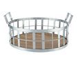 Ferre Fruitschaal Grijs D28xh9cm Metaal 