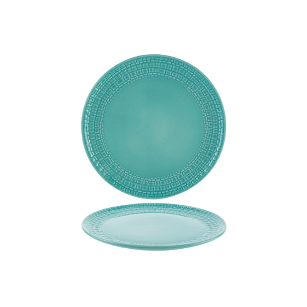 Cosy & Trendy Dessertborden Portugal Turquoise Dessertbord D21,2cm