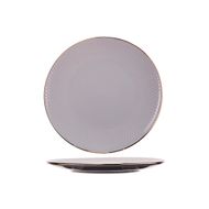 Kp Ravenna Grey Assiette Plate D27,2cm Craft Box 