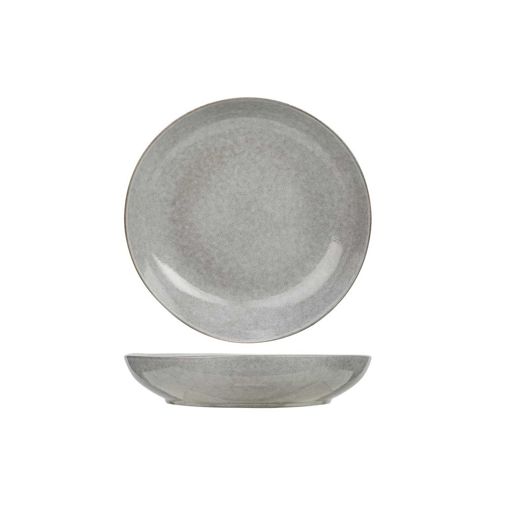 Cosy & Trendy Diepe borden Chiapas Grey Diep Bord D23xh4,5cm