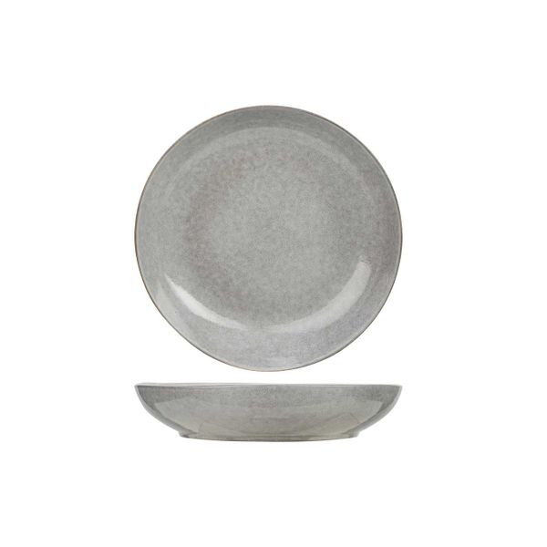 Cosy & Trendy Chiapas Grey Diep Bord D23xh4,5cm 