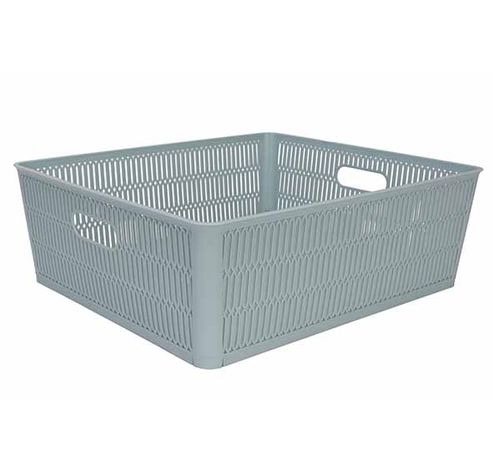 Hozon Panier De Rangement Bleu Past 12l Empilable Et Emboîtable 38.1x33xh12.7cm  Cosy & Trendy