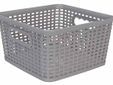 Hozon Opbergmand Grijs 4,5l 21,5x21,5 Xh11,8cm Vierkant