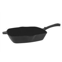 Castard Grillpan Matzwart 21x21xh4.8cm Gietijzer 