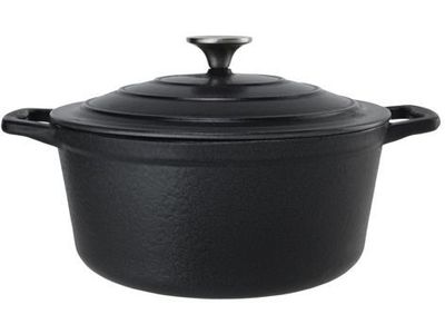 Castard Kookpot Matzwart 4,5l D26xh 11,5cm Gietijzer