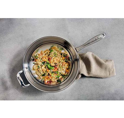 Classic Wok D30cm Acier Inoxydable Tous Feux  Cosy & Trendy