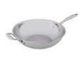 Classic Wok D30cm Roestvrij Staal Alle Vuren