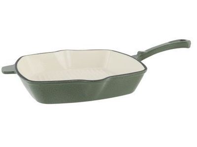 Castard Grillpan Glansgroen 21x21x4.8cm Gietijzer