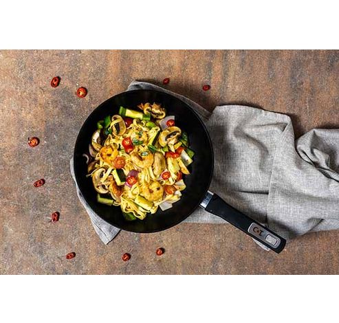 Durable Wok No Stick D28cm Aluminiumtous Feux  Cosy & Trendy