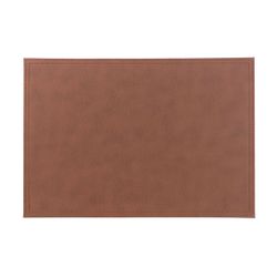 Placemat Leatherlook Rood-bruin  43x30cm  