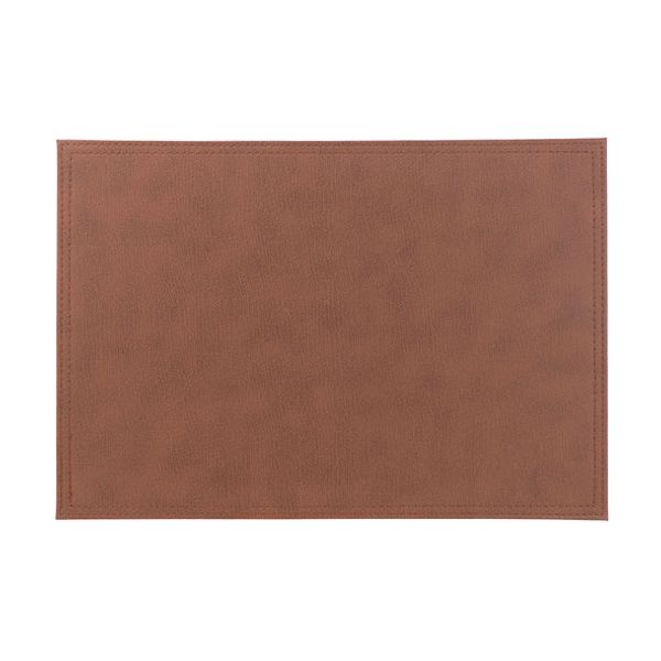 Placemat Leatherlook Rood-bruin  43x30cm  