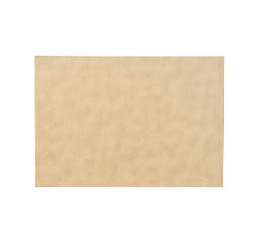 Placemat Leatherlook Beige 43x30cm   Cosy & Trendy