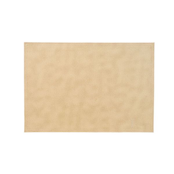 Cosy & Trendy Placemat Leatherlook Beige 43x30cm 