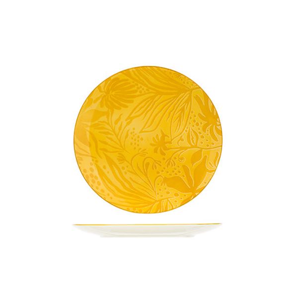 Giungla Yellow Dessertbord D20xh2,3cm Nbc 