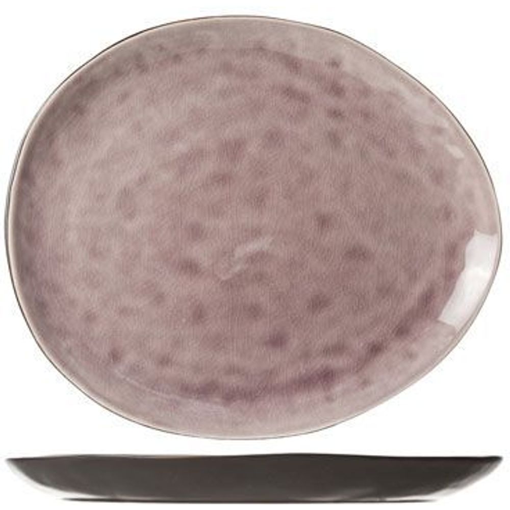 Cosy & Trendy Platte borden Streetfood Violet Bord Ov 19.5x16cm