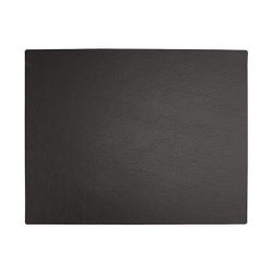 Placemat Mac Black 44x34cm Rechthoekig - Kunstleder 