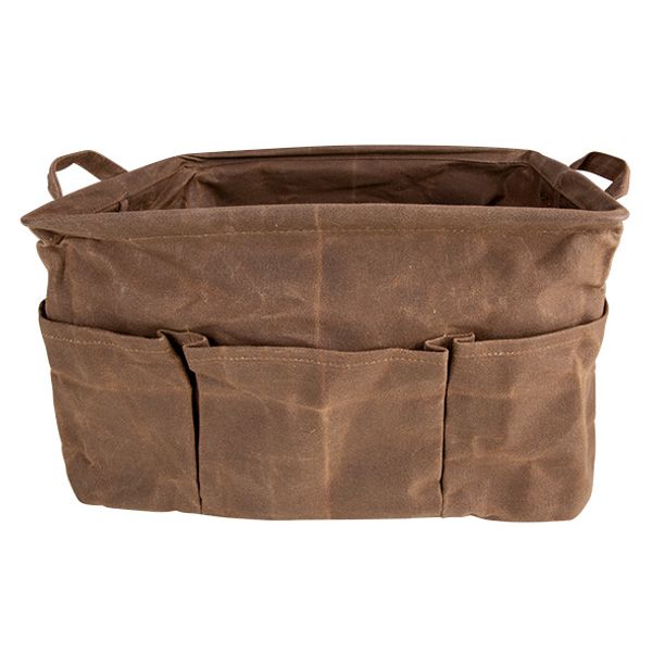 Cosy & Trendy Draagtas Bruin 38x26xh23cm Katoen 