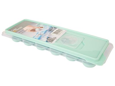 Fresco Ijsblokvorm Cyl Transparant Groen 9,5x27xh3,8cm