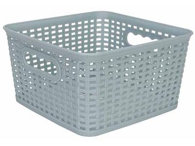 Hozon Panier D Rangement Bleu Pastel 4,5 L 21,5x21,5xh11,8cm Carre