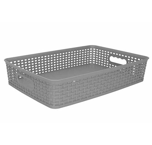 Hozon Panier De Rangement Gris 7,5l 40x 26,5xh8cm  Cosy & Trendy