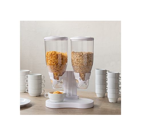 Cornflakesdispenser Wit 31x45x15cm 2500ml Per Dispenser  Cosy & Trendy