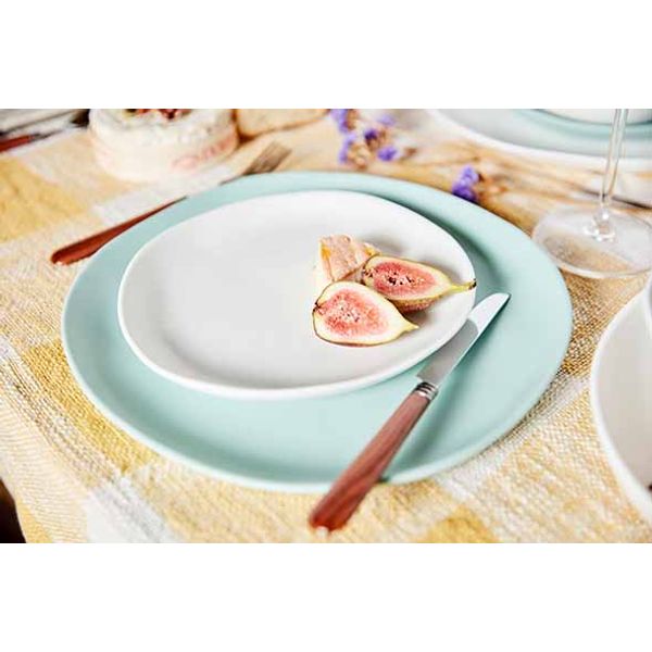 Kupo Plat Bord Coconut Milk D19,9xh2cm  Melamine 