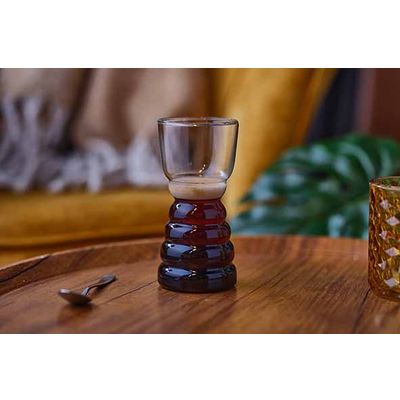 Omagio Cafe Barista 240ml Set 2 D6.65xh13.7cm Enkelwandig - Borosilicaa  Cosy & Trendy