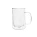 Omagio Cappuccino 200ml Set 2 D7xh10.5cm Dubbelwandig - Borosilicaat 