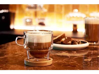 Omagio Cafe Classico 180ml A/support S2 D8.4xh8.4cm Double Paroi - Borosilicate