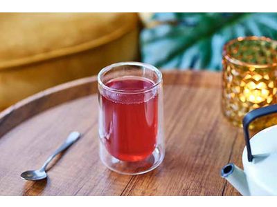 Omagio Thee 300ml Set 2 D8xh12cm Dubbelwandig - Borosilicaat