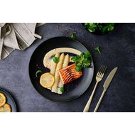 Venus Black Assiette Plate D26cm  