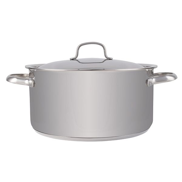 Daily Kookpot Met Deksel D24xh12cm Roestvrij Staal 5l 