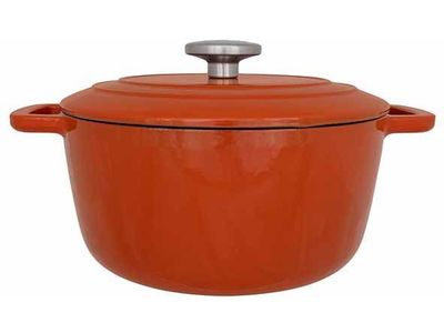 Fontestic Kookpot Roest D24xh11.6cm 4.6l Gietijzer Met Deksel