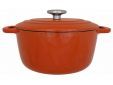 Fontestic Kookpot Roest D24xh11.6cm 4.6l Gietijzer Met Deksel