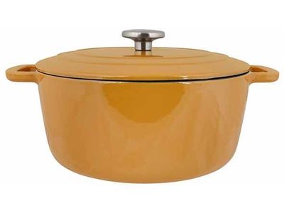 Fontestic Kookpot Amber Gold D28xh13cm G Ietijzer Met Deksel