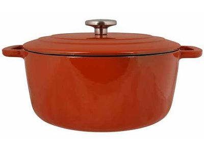 Fontestic Kookpot Roest D28xh13cm Gietij Zer Met Deksel