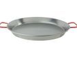 Paellapan D40 51x41xh5cm Gepolierd Staal 
