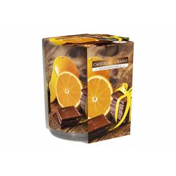 Cosy & Trendy Ct Geurkaars Glas Chocolate - Orange  22u D7xh8cm 